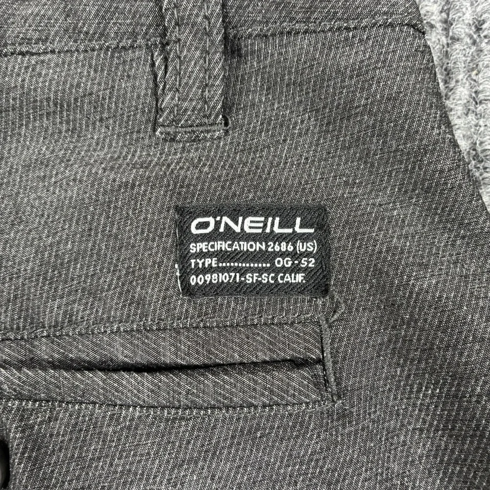 O'Neill Hybrid Chino Shorts Mens 34 Gray Stretch 10 Inseam Casual Summer